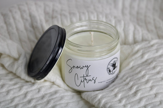 Snowy Citrus Candle